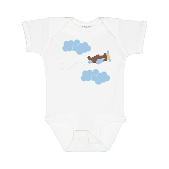 Inktastic Boys Airplane Pilot Boys Baby Bodysuit