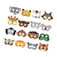 thumbnail image 4 of 16 máscaras de dibujos animados de animales de la , máscara de disfraces de Halloween, máscara facial de animal para fiesta de cumpleaños,, 4 of 8