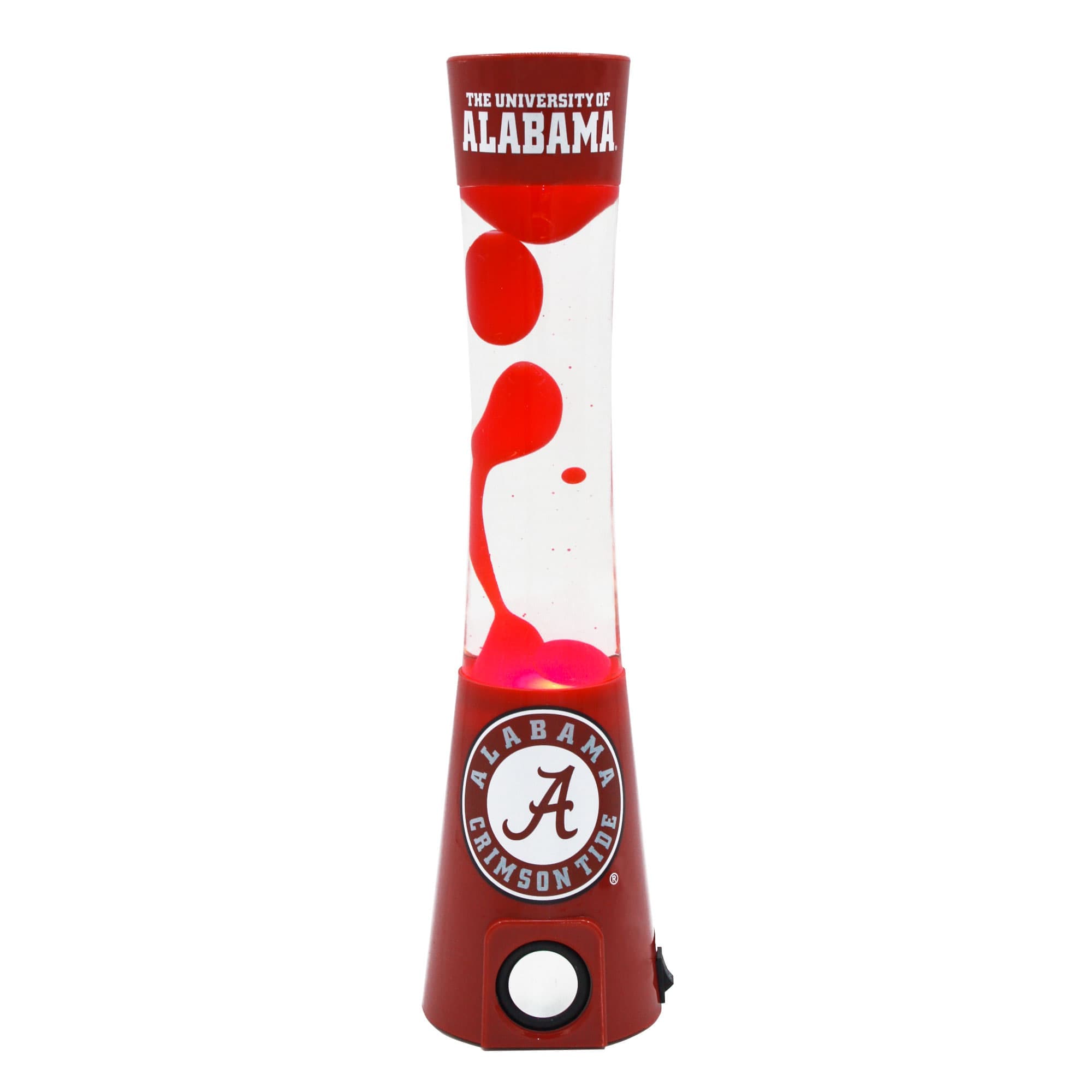 Alabama Crimson Tide Lava Lamp with Bluetooth Speaker