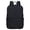 Black, variant on XINXIAOO Student Backpack with Solid Color Design, Lightweight Comfortable Shoulder Straps for Outdoor Travel