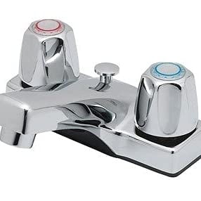 Grifo ACE Oakbrook para lavabo de dos manijas, cromado, 4 pulgadas
