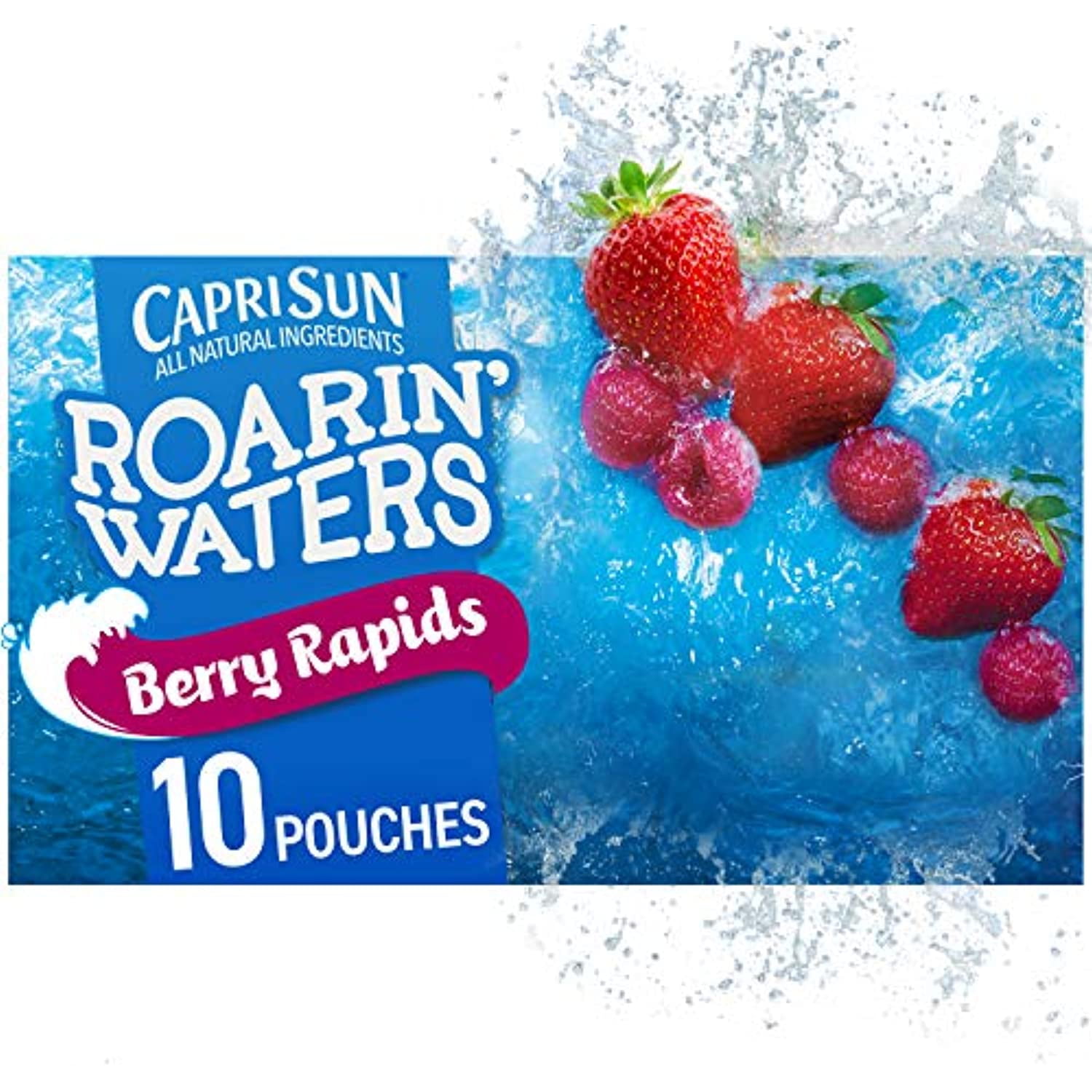 Capri Sun Roarin Waters Berry Rapids Ready-To-Drink Juice (10 Pouches)