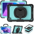 thumbnail image 2 of Case for Lenovo Tab M10 Plus 3rd Gen 10.6 inch 2022, 360 Rotating Stand Handle Pencil Holder Shoulder Strap Heavy Duty Shockproof Cover, Sky Blue PC, 2 of 7