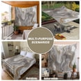 thumbnail image 6 of Gray Marble Tapestry for Bedroom Wall Hanging Tapestry, Farmhouse Vintage Abstract Ombre Texture Ceiling Backdrop Tapestries Poster Blanket Wall Decor for Teens Room Living Room Dorm 59" x 90", 6 of 8
