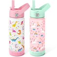 thumbnail image 1 of Botella de agua Fimibuke Kids con aislamiento, 530 ml, acero inoxidable, paquete de 2, 1 of 7