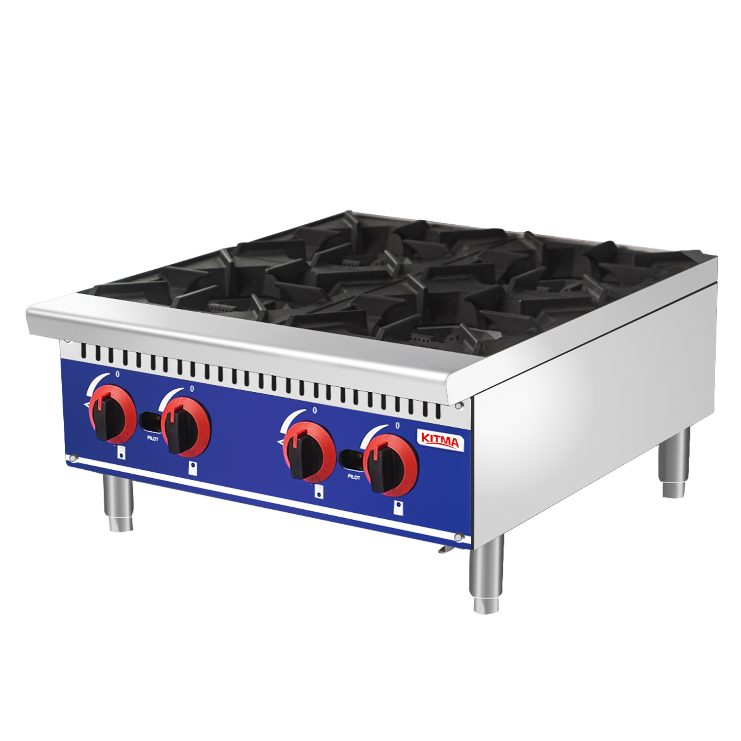 Commercial Countertop Hot Plate, 4 Burner Natural Gas Range, Countertop Hot Plate for Restaurant Commercial Countertop Hot Plate, 4 Burner Natural Gas Range, Countertop Hot Plate for Restaurant