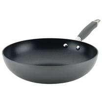 Anolon Advanced Home 12 inch Hard-Anodized Nonstick Stir Fry Pan, Moonstone