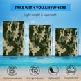 thumbnail image 5 of GZHJMY Beach Towel for Women Girls, Camouflage Seamless Pattern Bath Towel, Oversized Lightweight Sport Towel, 31x71 Inch, 5 of 7