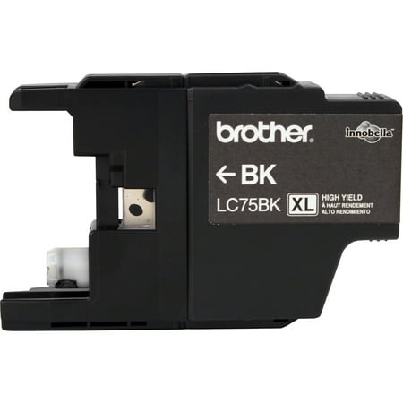 Brother Genuine LC75BK Innobella High-Yield Printer Ink, Black