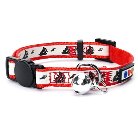 UPC: 0735255514322 | Pawtitas Glow In The Dark Cat Collar with Safety Buckle and Bell