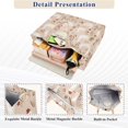 thumbnail image 3 of FORMRS Womens Corduroy Tote Bag Crossbody Shoulder Purse Handbag with Detachable Strap, Cartoon Goose Pattern, 3 of 7