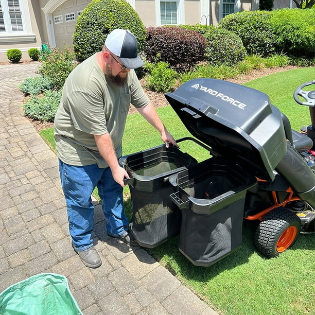 Push Mower Diy Lawn Mower Leaf Bag 38” Rear Bagger Kit For Select