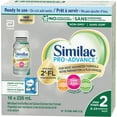 thumbnail image 1 of Similac Pro-Advance Étape 2, Préparation pour Bébé, Préparation pour Nourrisson, 6-24 Mois, 16x235mL Biberons Prêts à Servir, 1 of 8