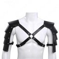 thumbnail image 1 of BELOVING Leather Shoulder Gothic Steam Pauldrons Armour Shoulder Cover Cape, 1 of 10