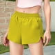 thumbnail image 2 of Pantalones de Yoga de Cintura Alta, Transpirables, para Exteriores, para Correr, Estilo Corto, Amarillo Verde, Talla XXL, 2 of 4