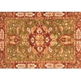 thumbnail image 1 of Ahgly Company Indoor Rectangle Geometric Orange Traditional Area Rugs, 2' x 3', 1 of 4