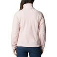 thumbnail image 2 of Columbia Women's Benton Springs Full Zip, Dusty Pink, 1X Plus, 2 of 7