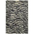 thumbnail image 1 of LR Resources ADANA80379WAN5175 4 ft. Adana Round Area Rug, White & Anthracite, 1 of 1