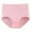 01-Pink, variant on DJskiyers Seamless Panties for Women Classic Cotton Plus Size Underwear Tummy Control Butt Liffting Briefs Solid High Waisted Underwear