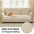 thumbnail image 5 of Waterproof Couch Cover for Dogs Washable,Fuzzy Pet Couch Covers for Sofa,Thick Soft Dog Bed Cover Non-Slip Couch Covers for 3 Cushion Couch Sofa Pet Friendly, 5 of 6