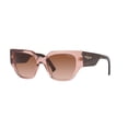 thumbnail image 1 of Vogue Eyewear Woman Sunglasses Transparent Pink Frame, Brown Gradient Lenses, 52MM, 1 of 4