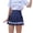 Blue, variant on Aoochasliy Skirt Clothes Women Fashion High Waist Pleated Slim Solid A-line Skirt