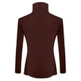thumbnail image 5 of ZJXFGS Womens Long Sleeve T Shirts Loose Fit Long Sleeve Workout Tops For Women Thermal Long Sleeve Women Womens S Long Sleeve Tops Workout Shirt Jersey Shirts For Women Brown S, 5 of 5