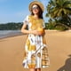 thumbnail image 4 of Balery Honey Bee Set Vestidos sueltos de manga corta para mujer, vestidos de verano 2025, vestidos casuales de corte A con vuelo., 4 of 6