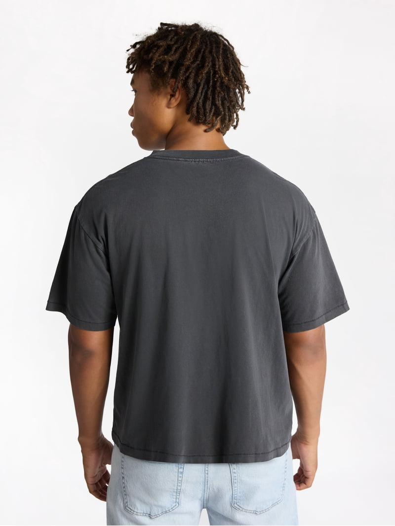 No Boundaries Oversized Boxy Fit Cropped Length New York City