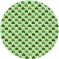 thumbnail image 1 of Ahgly Company Machine Washable Indoor Round Transitional Olive Drab Green Area Rugs, 5' Round, 1 of 7