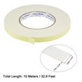 thumbnail image 2 of Uxcell EVA Sealing Foam Tape Self Adhesive Weather Strip for Door Insulation 0.47inchx0.04inchx32.8 Ft, 2 of 6