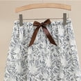 thumbnail image 4 of Tnhcen Women's Summer Pajama Pants Heart Print, Brown Bowknot Loose Lightweight Polyester Lounge Pants Free Size Home Wear, 4 of 5