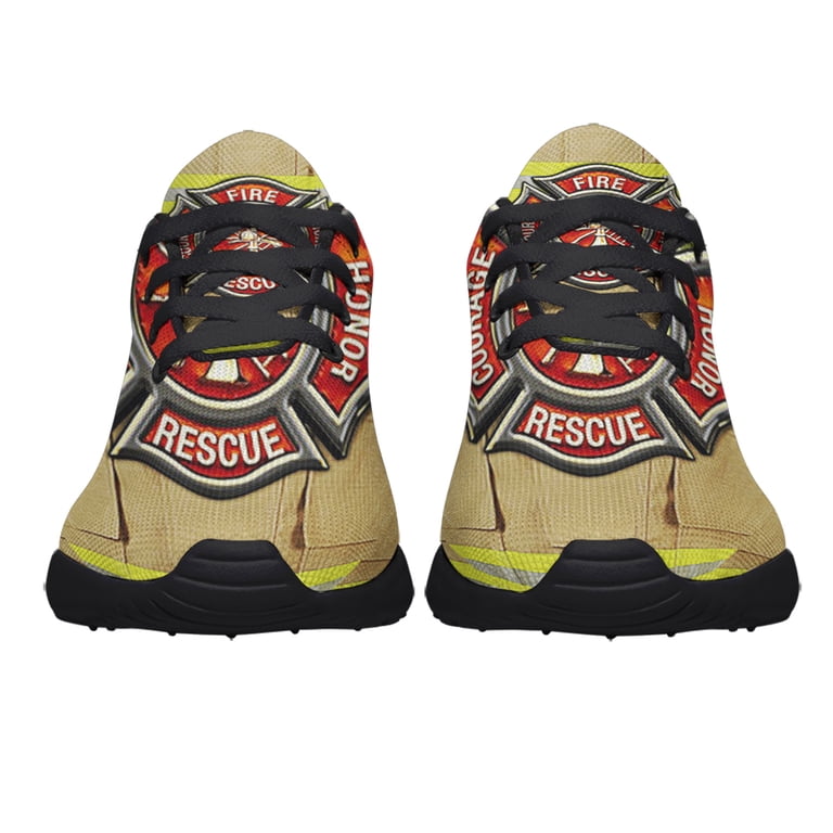 Firefighter Shoes Sneakers Black Size 3.5 - Walmart.com