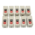 thumbnail image 2 of 10pcs 3 Phase Motor Switch 2 Position Self Reset Power Press Button Switch for Distribution Boxes 380V 30A, 2 of 14