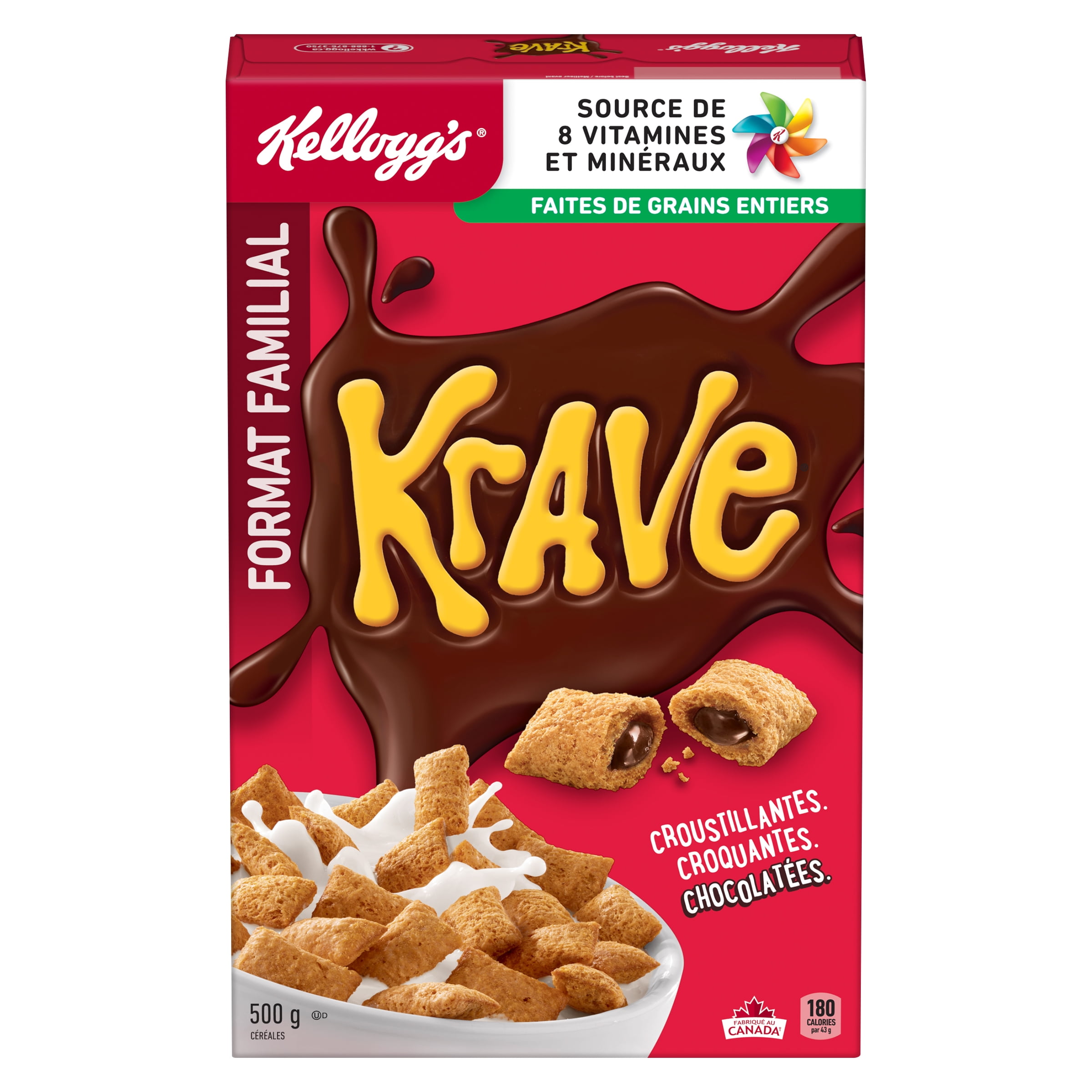 Kellogg's Krave* Cereal 500g, Kellogg's Krave* Cereal 500g