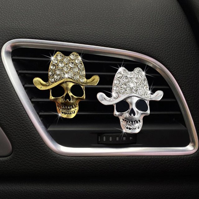 2pc Clips Pour Vent De Voiture Diffuseur D'huile Essentielle De Voiture D'aromathrapie Clip Dsodorisant Voiture (le Crne)