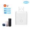 thumbnail image 1 of Zootealy 10 Pcs Tuya Micro 5V Sans Fil USB Adaptateur Intelligent Flexible et Portable Rend les Appareils USB Intelligents via Tuya APP Contrôle Vocal Compatible avec Alexa Google Home, 1 of 8