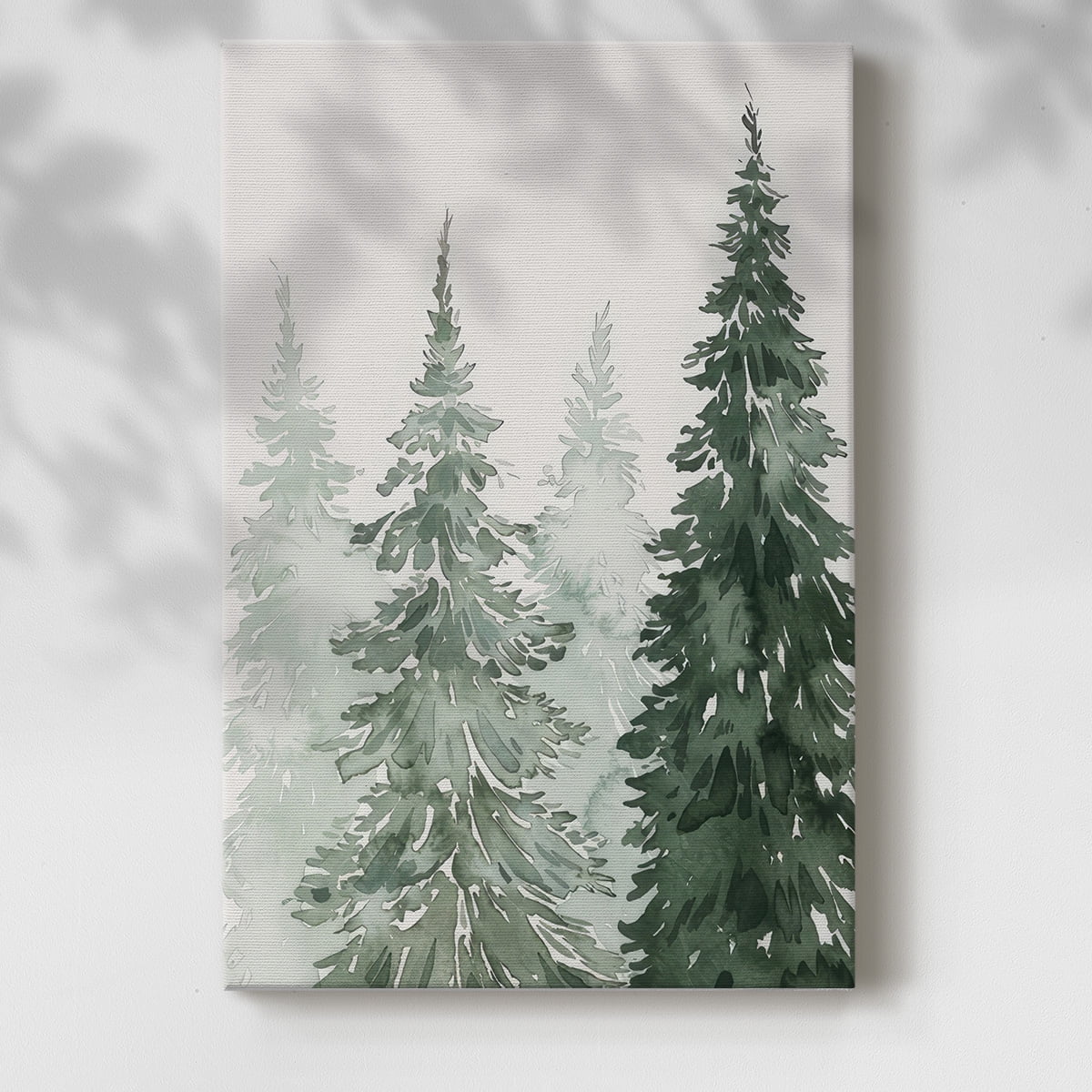 Winter Washed Coppice I- Gallery Wrapped Canvas