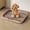 Pink, variant on HYLLai Flat Bottom Dog Toilet with Detachable Tray - Washable Pet Potty for Small and Medium Dogs, Easy Clean Design, Non-Slip Base, Indoor Training Tray, Gray