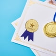 thumbnail image 3 of 30 juegos de sellos de certificado de premio en relieve, pegatinas de logro de lámina, sello de excelencia para sobres de certificado escolar, diploma, suministros de oficina, 3 of 7