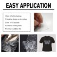 thumbnail image 4 of 1Sheet Glass Hotfix Rhinestone Iron on Appliques Costume Accessories for Clothes Bags Pants Butterfly 297x210mm, 4 of 7
