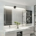 thumbnail image 6 of Ralbay 40inch Modern Black Vanity Light,30W LED Light Bar 360° Rotatable Matte Bathroom Wall 5000K White, 39.4 inch-30W, 6 of 6