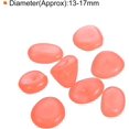 thumbnail image 2 of MECCANIXITY 200pcs Glow Rocks 13-17mm Glow Pebbles Decoration in The Dark Luminous Stones Decor DIY Decorative Orange for Garden, Potted Plant, Fish Tank, 2 of 8