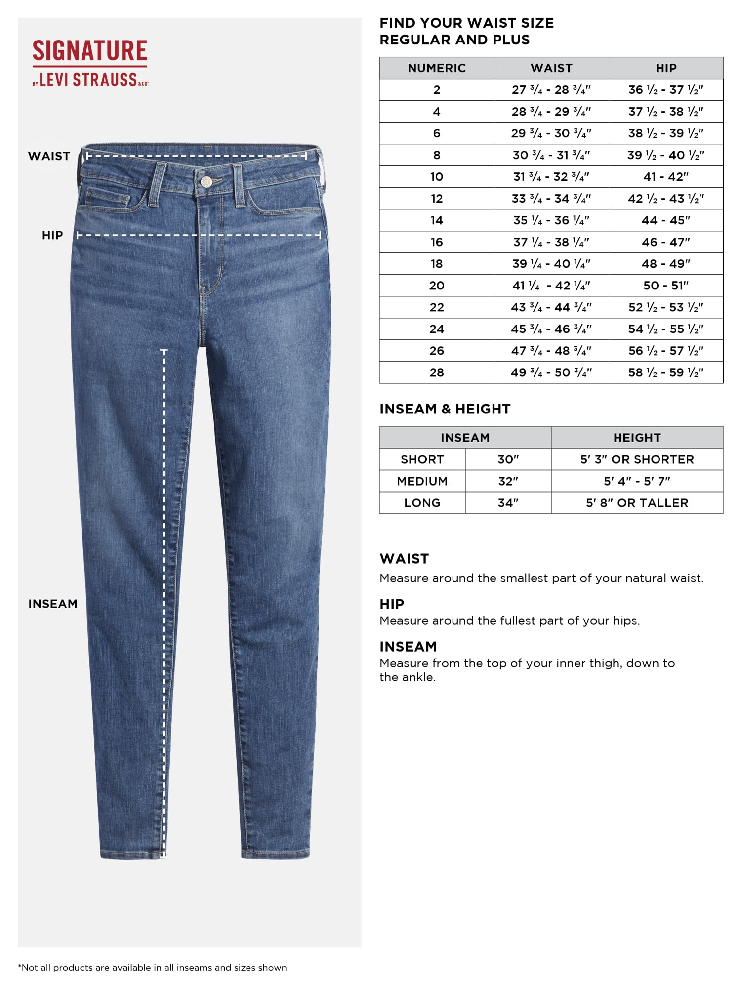Levi Strauss Signature Women High Rise 5" Heritage Short