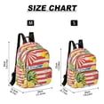 thumbnail image 2 of FORMRS Mini Backpack Purse for Women Quilted Travel Daypack Casual Shoulder Bag, Striped Lemon, 2 of 7