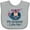 AC-Heather Grey, variant on Inktastic Grammy Loves Me Grandson Bear Boys Baby Bib