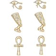 thumbnail image 1 of Dinosaur Stud Earrings 14K Gold Plated Stud Earrings Animal Earrings for Women Girls, 1 of 4