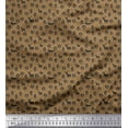 thumbnail image 1 of Soimoi Velvet Fabric Tree & Animals Cartoon Fabric Prints by Yard 58 Inch Wide, 1 of 3
