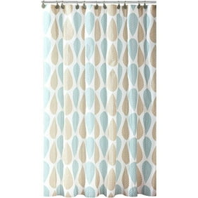 Bath Bliss Premium Splash Guard Shower Curtain Liner White
