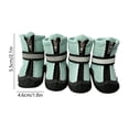 thumbnail image 3 of 4 Pcs Waterproof Dog Shoes with Reflective Straps, Breathable Non-Slip Boots for Large Dogs, Paw Protection for Daily Walking, 3 of 6